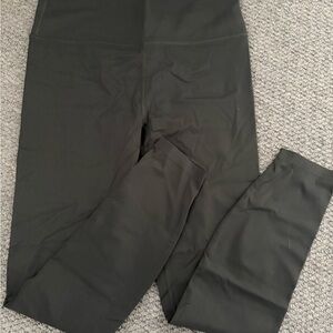 Olive Green High-Waisted Leggings